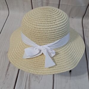 3 FOR 12 SALE Shabby Chic Stylish Baby Hat with White Ribbon